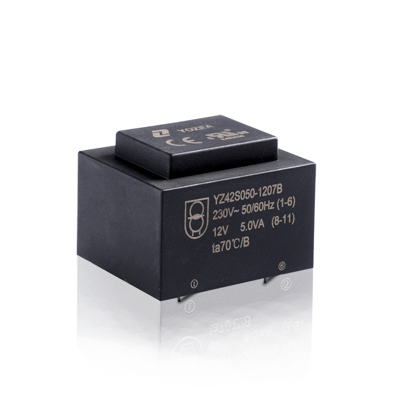 YZ42S080-1207B-EI38 3.2VA Trasformatore per circuito stampato a bassa frequenza di marca YOZEA di piccole dimensioni